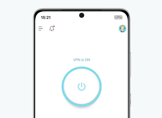 Android VPN connection in one tap