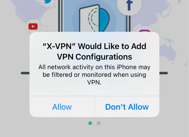 iOS VPN configurations